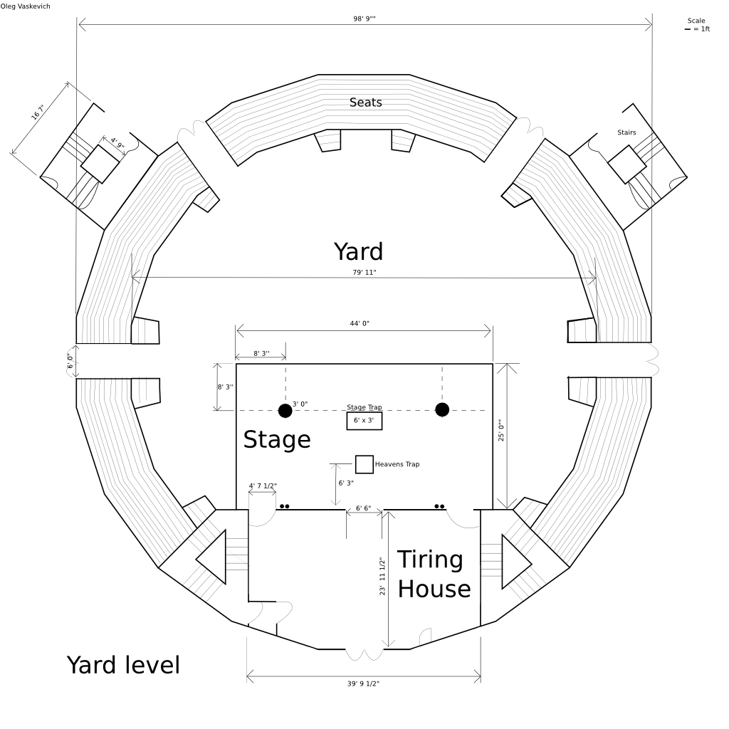 globe theatre blueprints